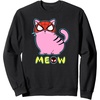 Amazon Essentials Marvel Spider-Man Miles Morales Cat with Mask Meow Sweatshirt(Black)