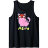 Amazon Essentials Marvel Spider-Man Miles Morales Cat with Mask Meow Tank Top(Black)