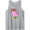 Amazon Essentials Marvel Spider-Man Miles Morales Cat with Mask Meow Tank Top(Heather Grey)