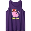 Amazon Essentials Marvel Spider-Man Miles Morales Cat with Mask Meow Tank Top(Purple)
