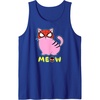 Amazon Essentials Marvel Spider-Man Miles Morales Cat with Mask Meow Tank Top(Royal Blue)