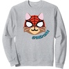Amazon Essentials Marvel Spider-Man Spider-Cat Portrait Sweatshirt(Heather Grey)