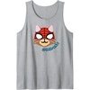 Amazon Essentials Marvel Spider-Man Spider-Cat Portrait Tank Top(Heather Grey)
