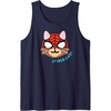 Amazon Essentials Marvel Spider-Man Spider-Cat Portrait Tank Top(Navy Blue)