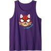 Amazon Essentials Marvel Spider-Man Spider-Cat Portrait Tank Top(Purple)