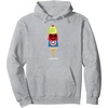 Amazon Essentials Marvel Super Heroes Ice Cream Cone Super Scoops Pullover Hoodie(Heather Grey)
