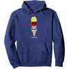 Amazon Essentials Marvel Super Heroes Ice Cream Cone Super Scoops Pullover Hoodie(Navy Blue)