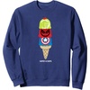 Amazon Essentials Marvel Super Heroes Ice Cream Cone Super Scoops Sweatshirt(Navy Blue)