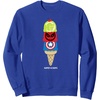 Amazon Essentials Marvel Super Heroes Ice Cream Cone Super Scoops Sweatshirt(Royal Blue)