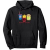 Amazon Essentials Marvel Super Heroes Super Meal Burger and Fries Pullover Hoodie(Black)