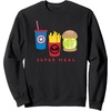 Amazon Essentials Marvel Super Heroes Super Meal Burger and Fries Sweatshirt(Black)
