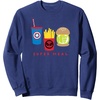 Amazon Essentials Marvel Super Heroes Super Meal Burger and Fries Sweatshirt(Navy Blue)