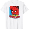 Amazon Essentials Men’s MARVEL THE AMAZING SPIDER-MAN LOGO PORTRAIT T-Shirt, White, Small(White)