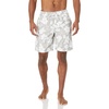 Grey Hibiscus Print