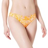 Amazon Essentials Women’s Classic Full Coverage Bikini Swimsuit Bottom(Yellow Multi Folk Floral)