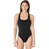 Amazon Essentials Women’s Criss-Cross Back One-Piece Swimsuit, Slim Fit(Washed Black)