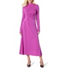 Amazon Essentials Women’s Fit and Flare Jersey Long-Sleeved Maxi Dress(Fuchsia)