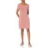 Amazon Essentials Women’s Jersey Regular-Fit Ballet-Back t-Shirt Dress (Previously Daily Ritual)(Dusty Rose)
