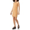 Amazon Essentials Women’s Lightweight Jersey Slim-Fit Tank Mini Dress(Camel)