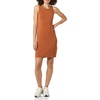 Amazon Essentials Women’s Lightweight Jersey Slim-Fit Tank Mini Dress(Toffee Brown)