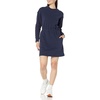 Amazon Essentials Women’s Long Sleeve Sweatshirt Dress(Navy)