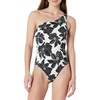 Cream Black Floral