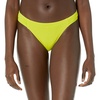 Amazon Essentials Women’s Ruched Side Tab Full Coverage Bikini Swimsuit Bottom(Lime Green)