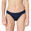 Amazon Essentials Women’s Ruched Side Tab Full Coverage Bikini Swimsuit Bottom(Navy)