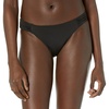 Amazon Essentials Women’s Ruched Side Tab Full Coverage Bikini Swimsuit Bottom(Washed Black)