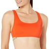 Amazon Essentials Women’s Scoop Neck Swim Crop Top(Orange)