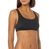 Amazon Essentials Women’s Scoop Neck Swim Crop Top(Washed Black)