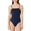 Amazon Essentials Women’s Squareneck One-Piece Swimsuit(Navy)