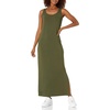 Amazon Essentials Women’s Supersoft Terry Racerback Maxi Dress (Previously Daily Ritual)(Olive)