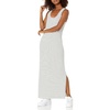 Amazon Essentials Women’s Supersoft Terry Racerback Maxi Dress (Previously Daily Ritual)(White/Black Stripe)