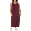 Amazon Essentials Women’s Tank Maxi Dress(Burgundy)