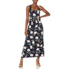 Amazon Essentials Women’s Tank Maxi Dress(Navy Tropical)