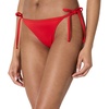 Amazon Essentials Women’s Tie Side Bikini Bottom(Bright Poppy Red)
