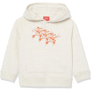 Amazon Essentials Disney | Marvel | Star Wars | Frozen | Princess Girls and Toddlers’ Fleece Pullover Hoodie Sweatshirt(Minnie Joy)