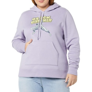 Amazon Essentials Disney | Marvel | Star Wars | Princess Women’s Fleece Hooded Pullover Sweatshirts (Available in Plus Size)(Marvel Black Panther)