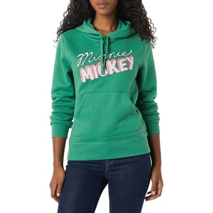 Amazon Essentials Disney | Marvel | Star Wars | Princess Women’s Fleece Hooded Pullover Sweatshirts (Available in Plus Size)(Minnie Mickey)