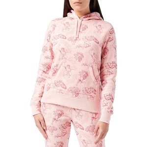Amazon Essentials Disney | Marvel | Star Wars | Princess Women’s Fleece Hooded Pullover Sweatshirts (Available in Plus Size)(Pink Marvel Avengers)