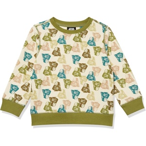 Amazon Essentials Disney | Marvel | Star Wars Boys and Toddlers’ Fleece Crewneck Pullover Sweatshirt(Star Wars Vader Print)