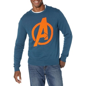 Amazon Essentials Disney | Marvel | Star Wars Men’s Crewneck Pullover Sweaters(Avengers Logo – Mens)
