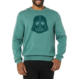 Amazon Essentials Disney | Marvel | Star Wars Men’s Crewneck Pullover Sweaters(Star Wars Vader)