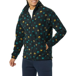 Amazon Essentials Disney | Marvel | Star Wars Men’s Polar Fleece Full-Zip Mock Insulated Outerwear Jackets(Star Wars Rebel)