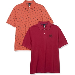 Amazon Essentials Disney | Marvel | Star Wars Men’s Regular-Fit Short Sleeve Cotton Pique Polo Shirt, Pack of 2(2-pack Star Wars Red Stormtrooper)