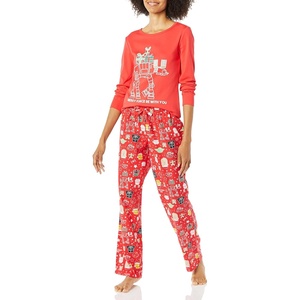 Amazon Essentials Disney | Marvel | Star Wars Women’s Flannel Pajama Sleep Sets, PJs Pants Nightwear(Star Wars Holiday)