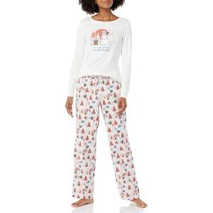 Amazon Essentials Disney | Marvel | Star Wars Women’s Flannel Pajama Sleep Sets, PJs Pants Nightwear(Star Wars Mando Winter – Womens)