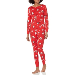 Amazon Essentials Disney | Marvel | Star Wars Women’s Snug-Fit Cotton Pajama Set(Nightmare Valentine)