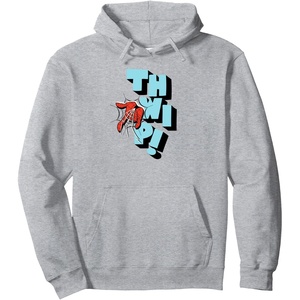 Amazon Essentials Marvel Spider-Man Hand Thwip! Web-Slinger Pullover Hoodie(Heather Grey)
